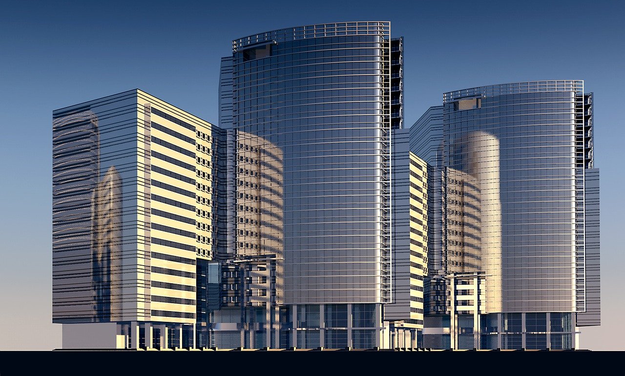 skyscraper rendering style